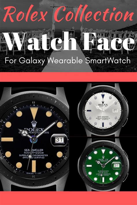 rolex watch face for samsung watch|Rolex watch face for smartwatch.